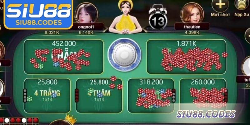 Xóc đĩa Siu88 hướng dẫn thao tác đơn giản nhanh chóng